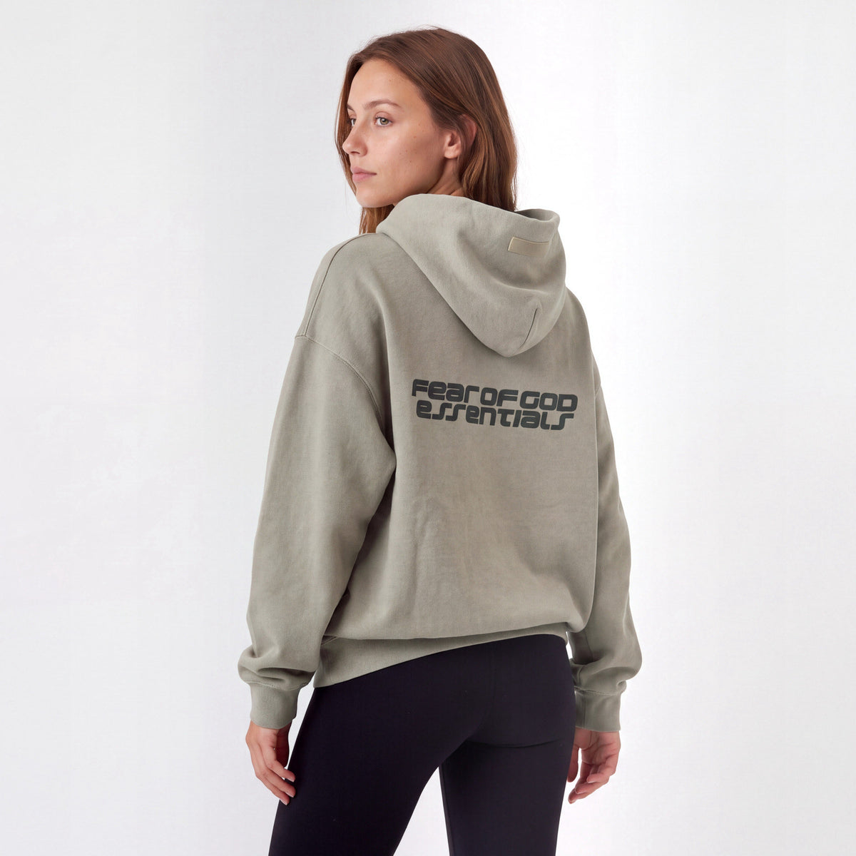 Fear of God Essentials 90s Hoodie Smoke Grey ADONIO