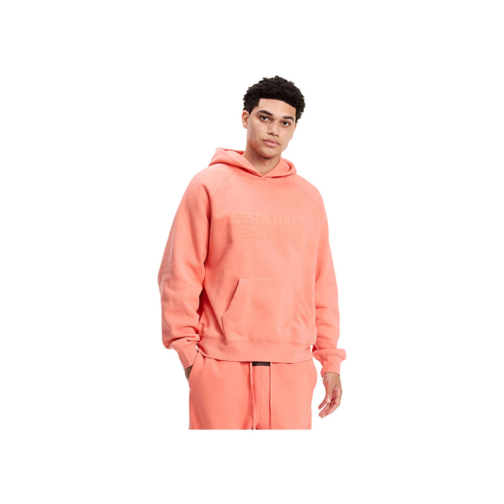 Fear of God Essentials Hoodie Coral 192SU222052F ADONIO