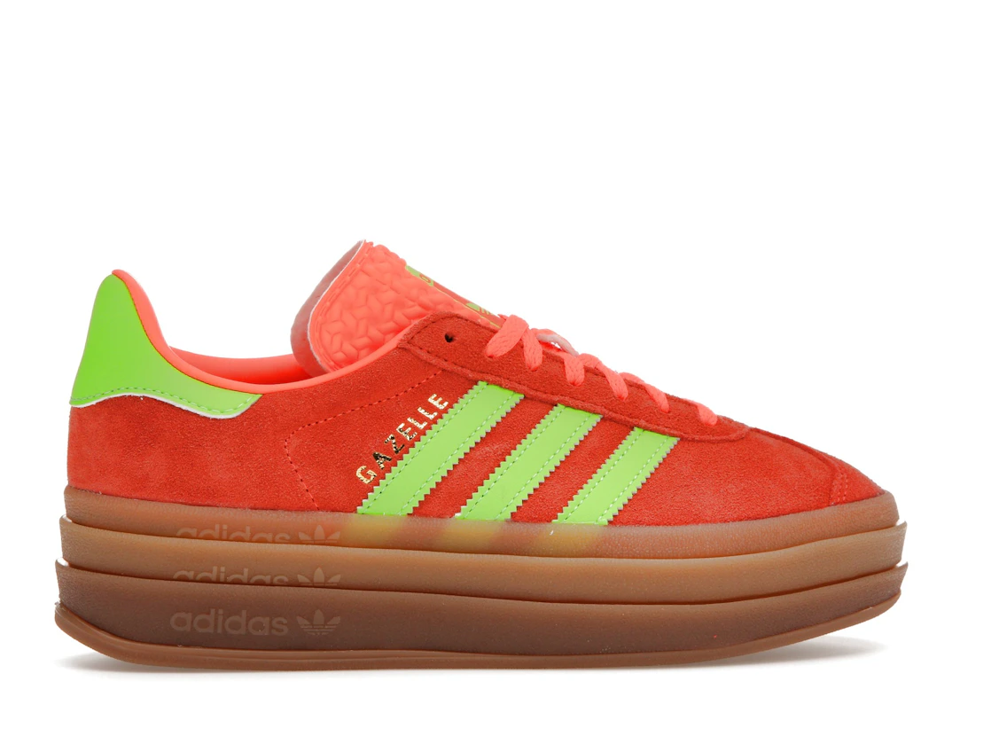 adidas Gazelle Bold Solar Orange Solar Green (W)