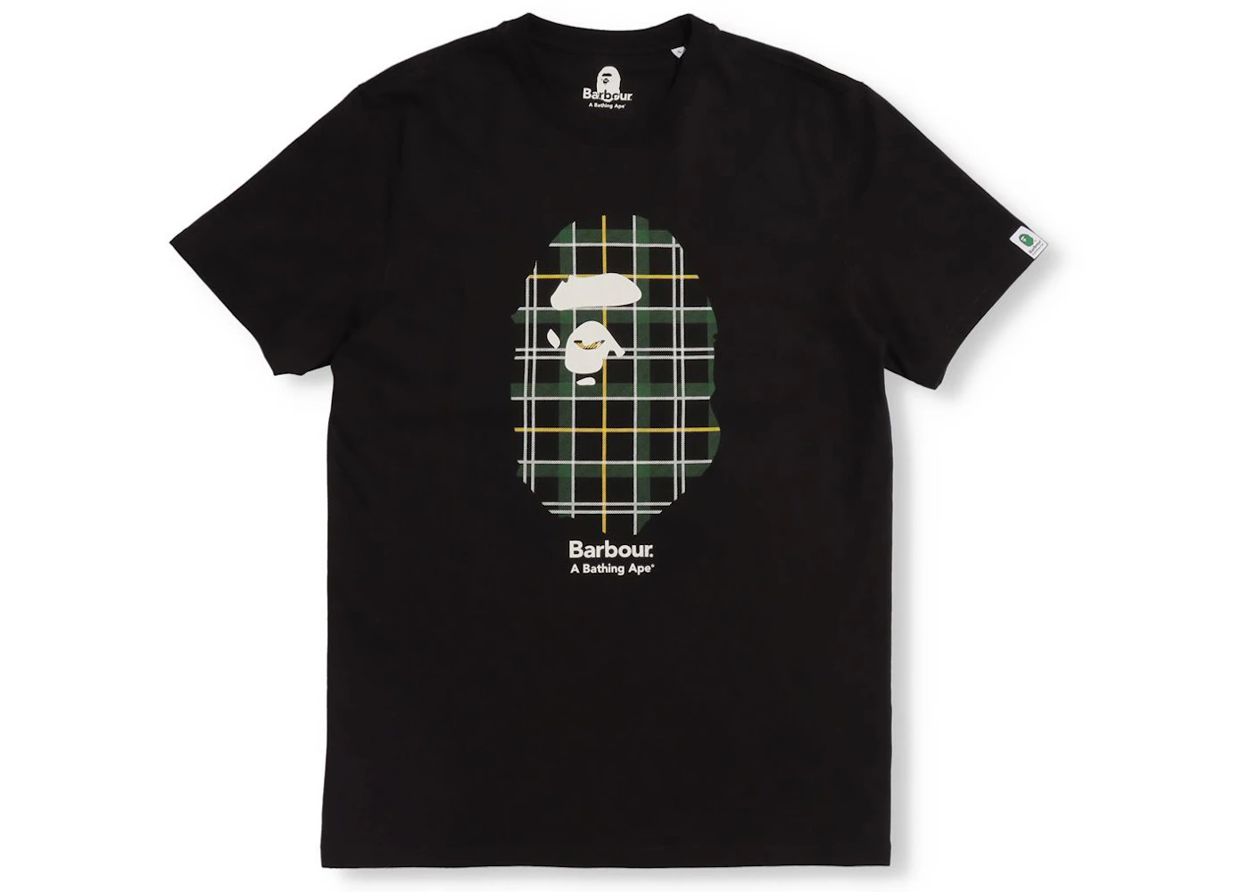 BAPE x Barbour Tee Black