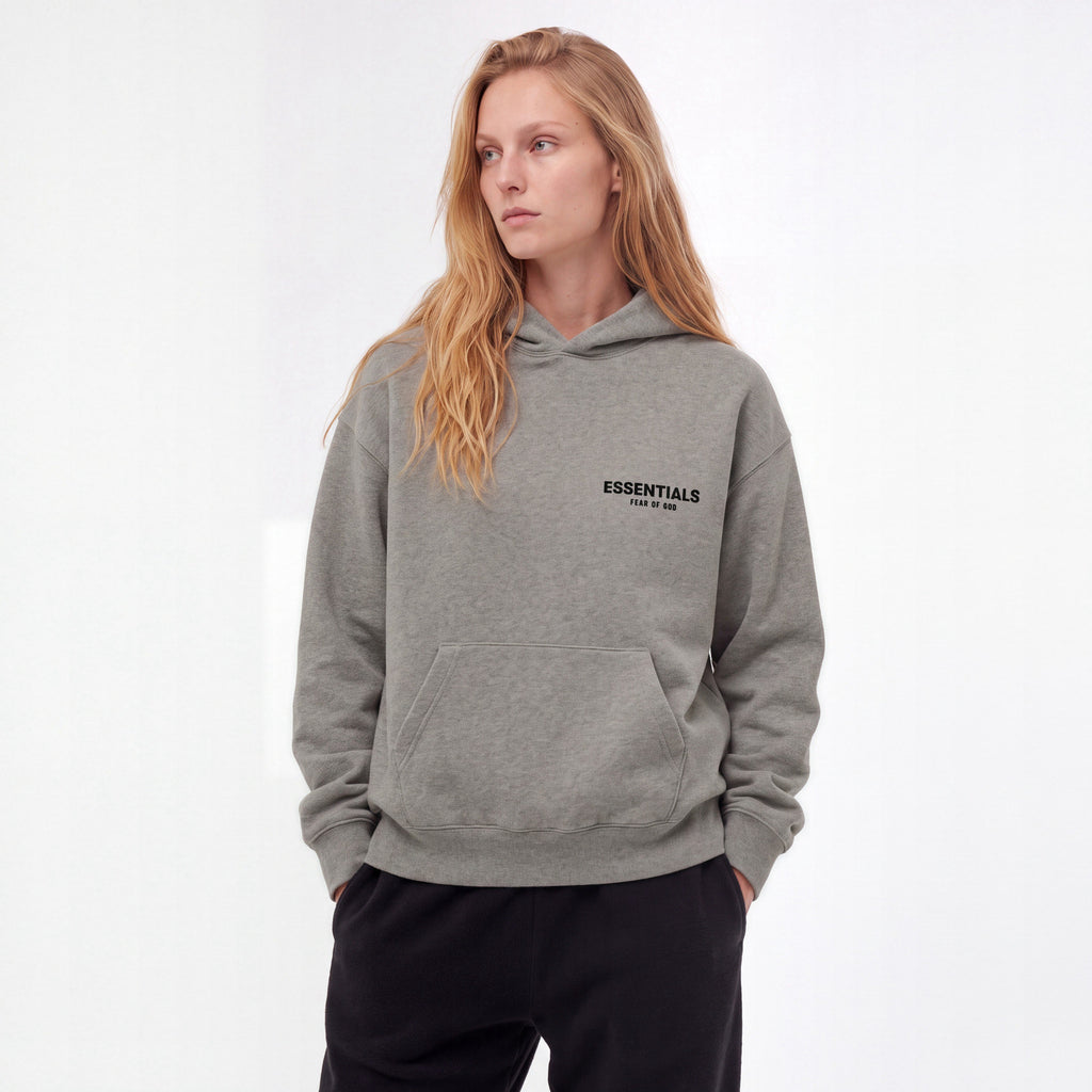 Fear of God Essentials S22 Hoodie Dark Oatmeal 192BT212113F ADONIO