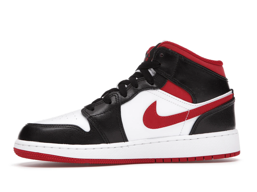 Air Jordan 1 Mid Gym Red Black White (GS)