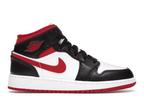 Air Jordan 1 Mid Gym Red Black White (GS)