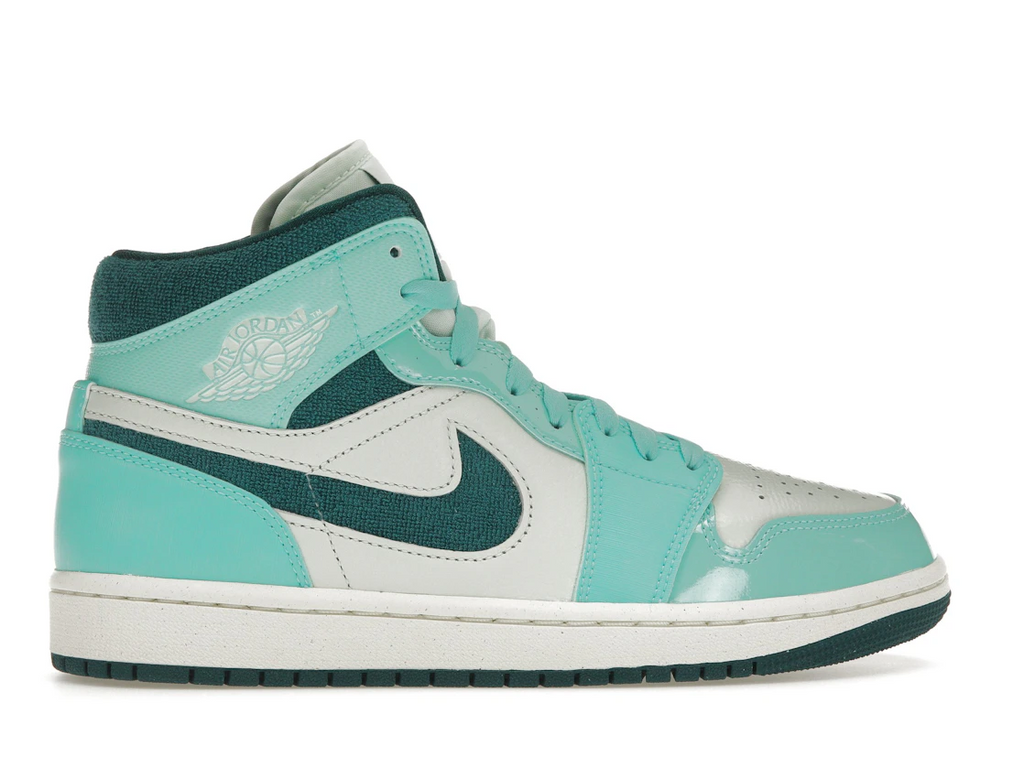 Air Jordan 1 Mid Chenille Bleached Turquoise (W)