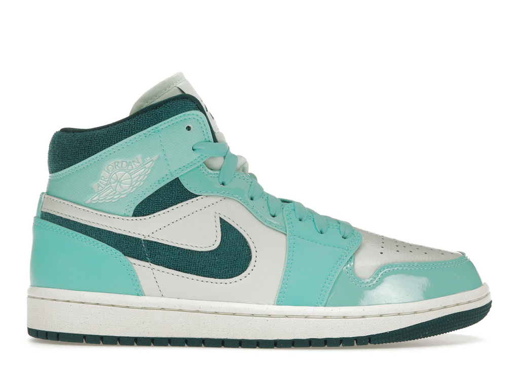 Air Jordan 1 Mid Chenille Bleached Turquoise (W)