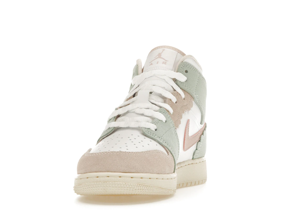Air Jordan 1 Mid SE Pink Oxford GS