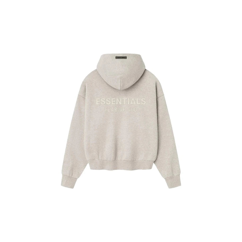 Fear of God Essentials S25 Hoodie Heather Stone