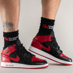 Air Jordan 1 Mid Bred Text (GS)