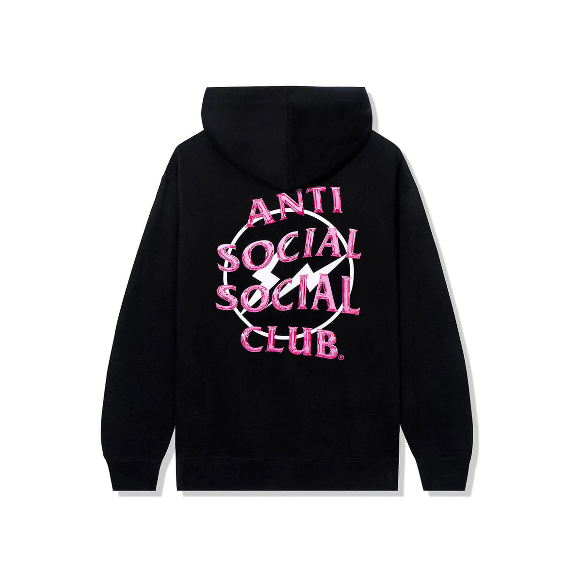 Anti Social Social Club x Fragment Precious Petals Hoodie Black Pink ADONIO