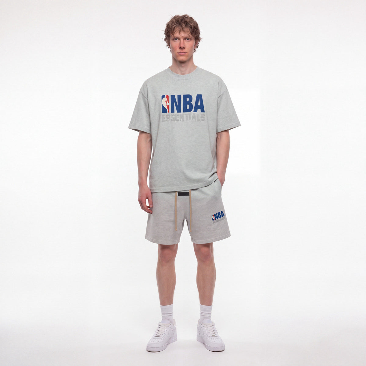 Fear of God Essentials NBA Grey - Letní set ADONIO