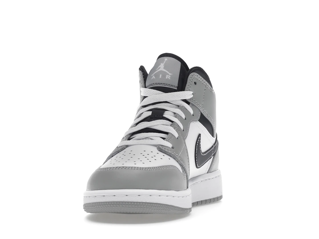 Air Jordan 1 Mid Light Smoke Grey Anthracite (GS)
