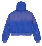 Vale Forever Classico Zip Up Hoodie Blue INS-371949165E ADONIO