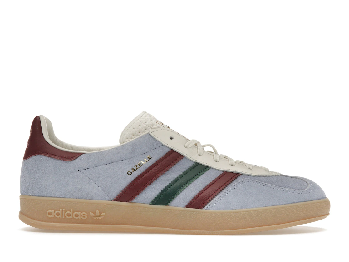 Adidas Gazelle Indoor Blue Dawn Collegiate Burgundy
