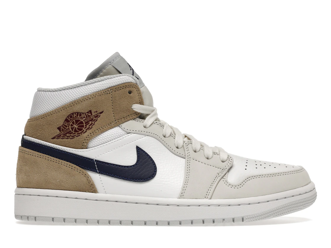 Air Jordan 1 Mid Tan Suede