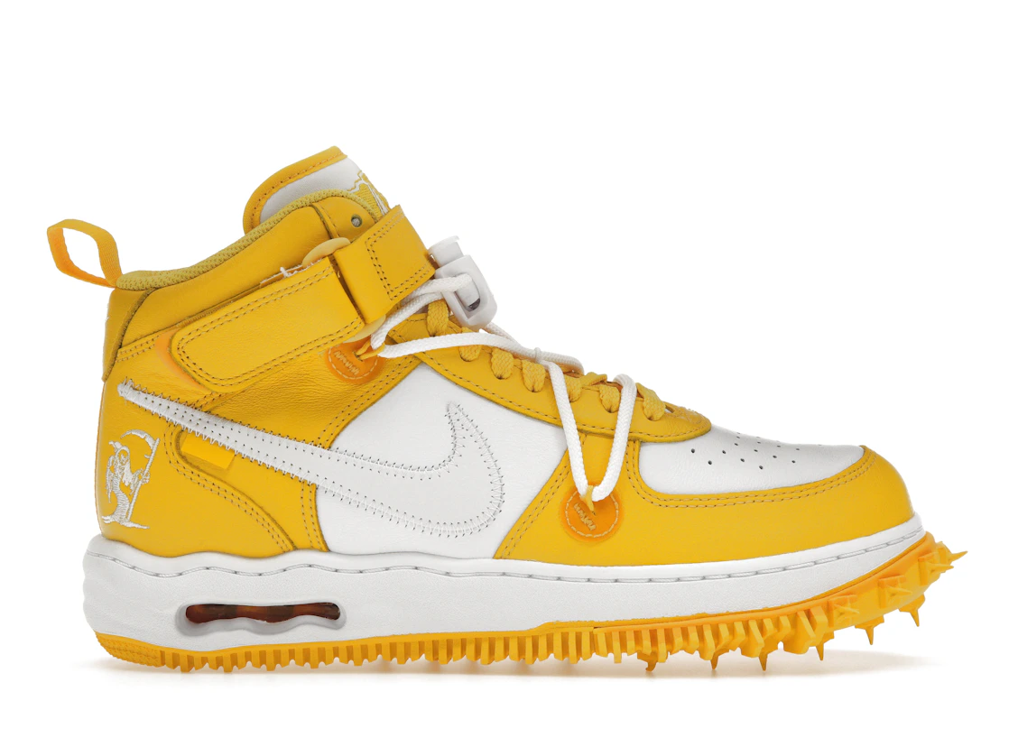 Nike Air Force 1 Mid Off-White Varsity Maize