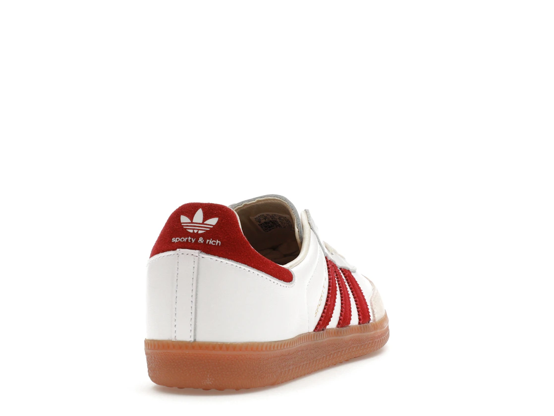Adidas Samba Sporty & Rich White Collegiate Burgundy