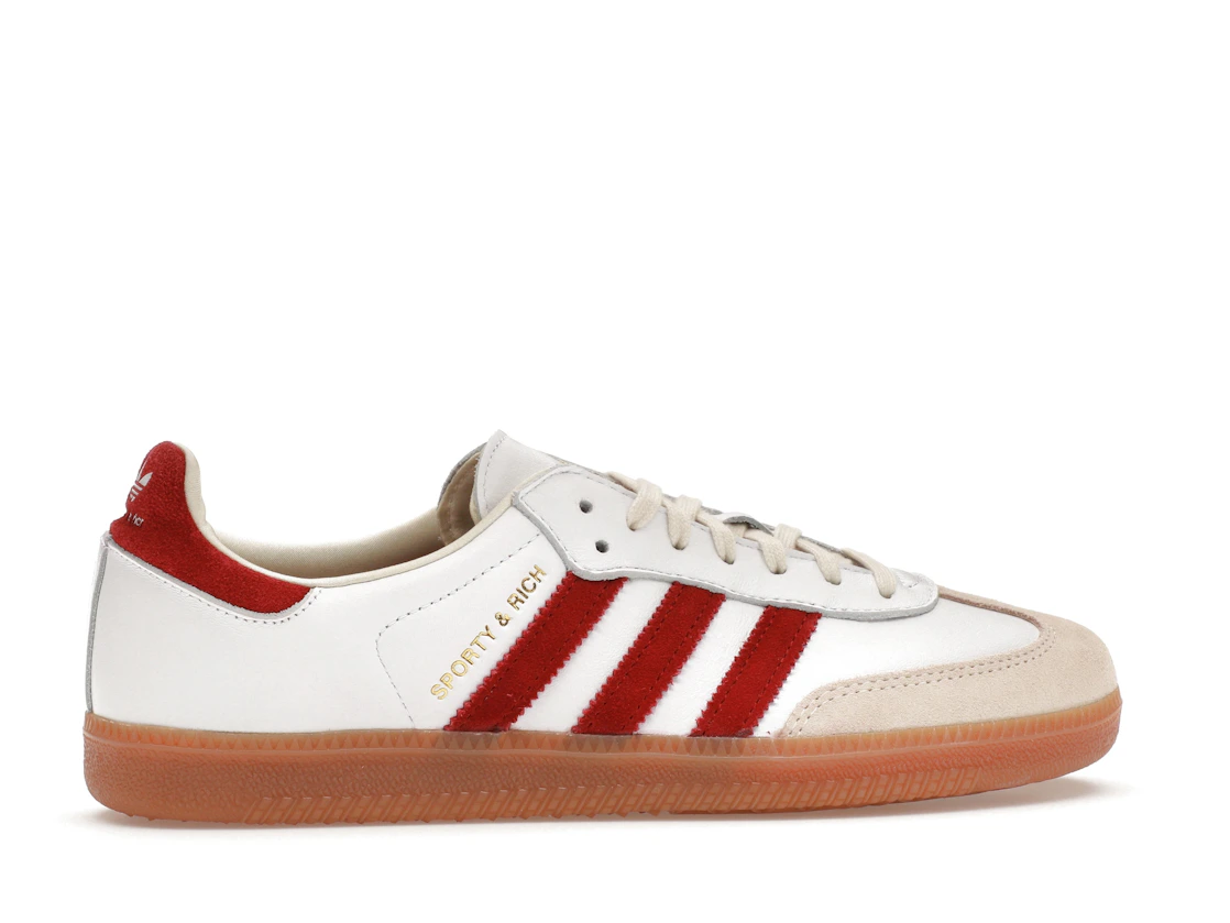 Adidas Samba Sporty & Rich White Collegiate Burgundy