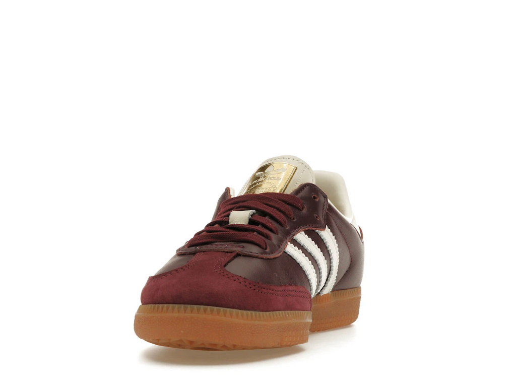 adidas Samba OG Maroon Gold Metallic (W)