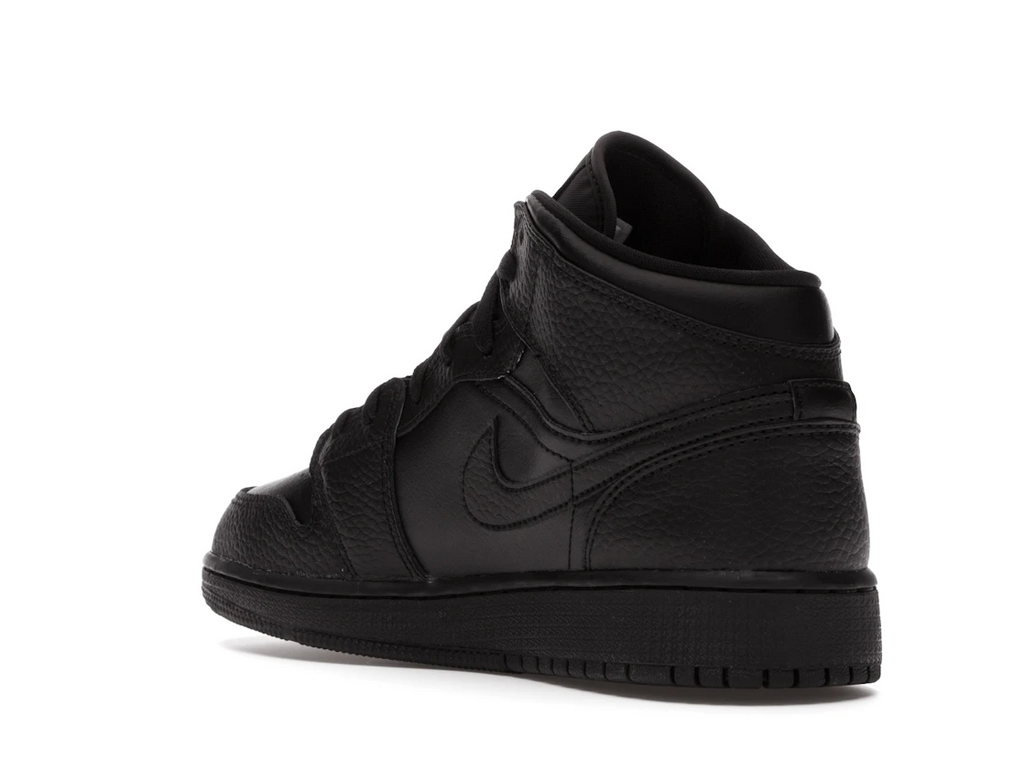 Air Jordan 1 Mid Triple Black (GS)