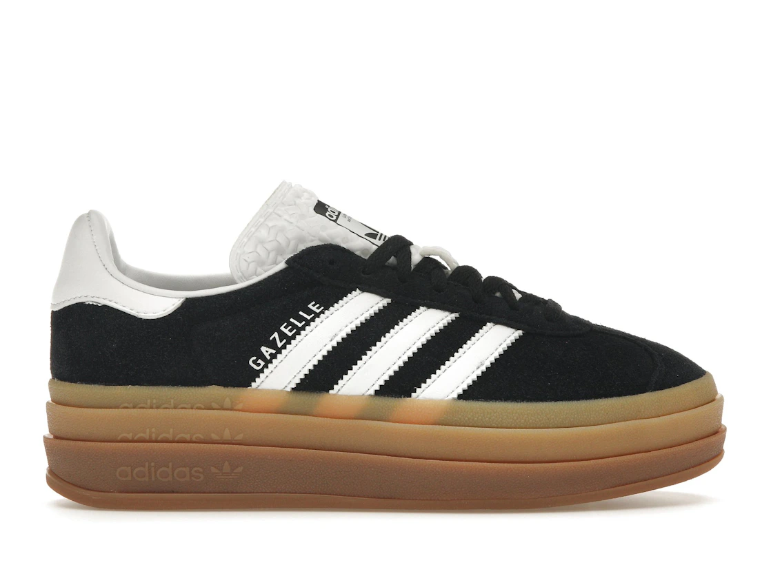 adidas Gazelle Bold Black White Gum (W)