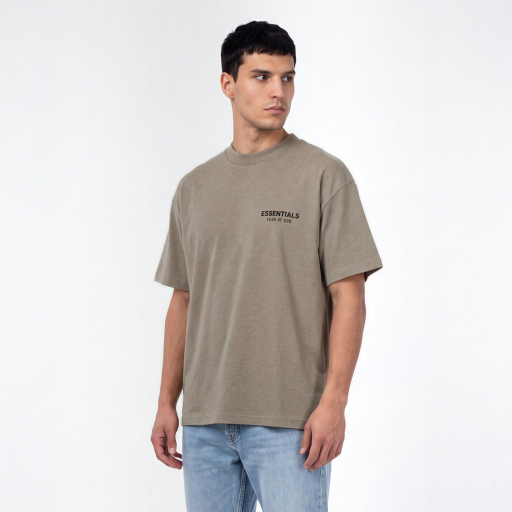 tričko Fear of God Essentials S24 T-Shirt Heather Grey ADONIO