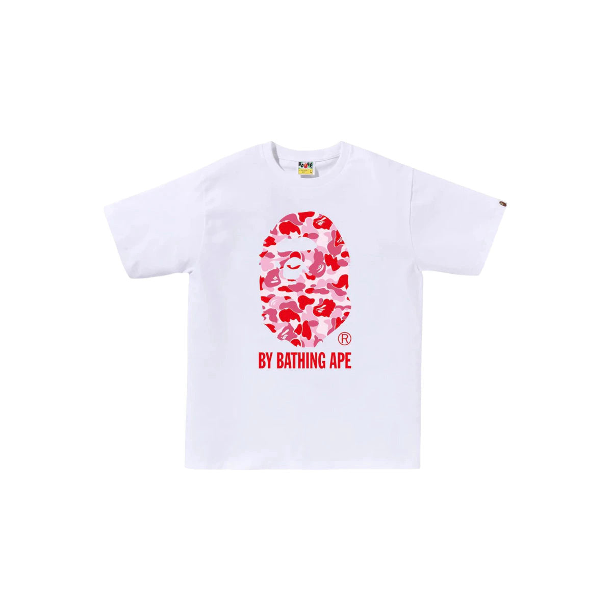 BAPE ABC Camo By Bathing Ape T-Shirt White/Pink SS25