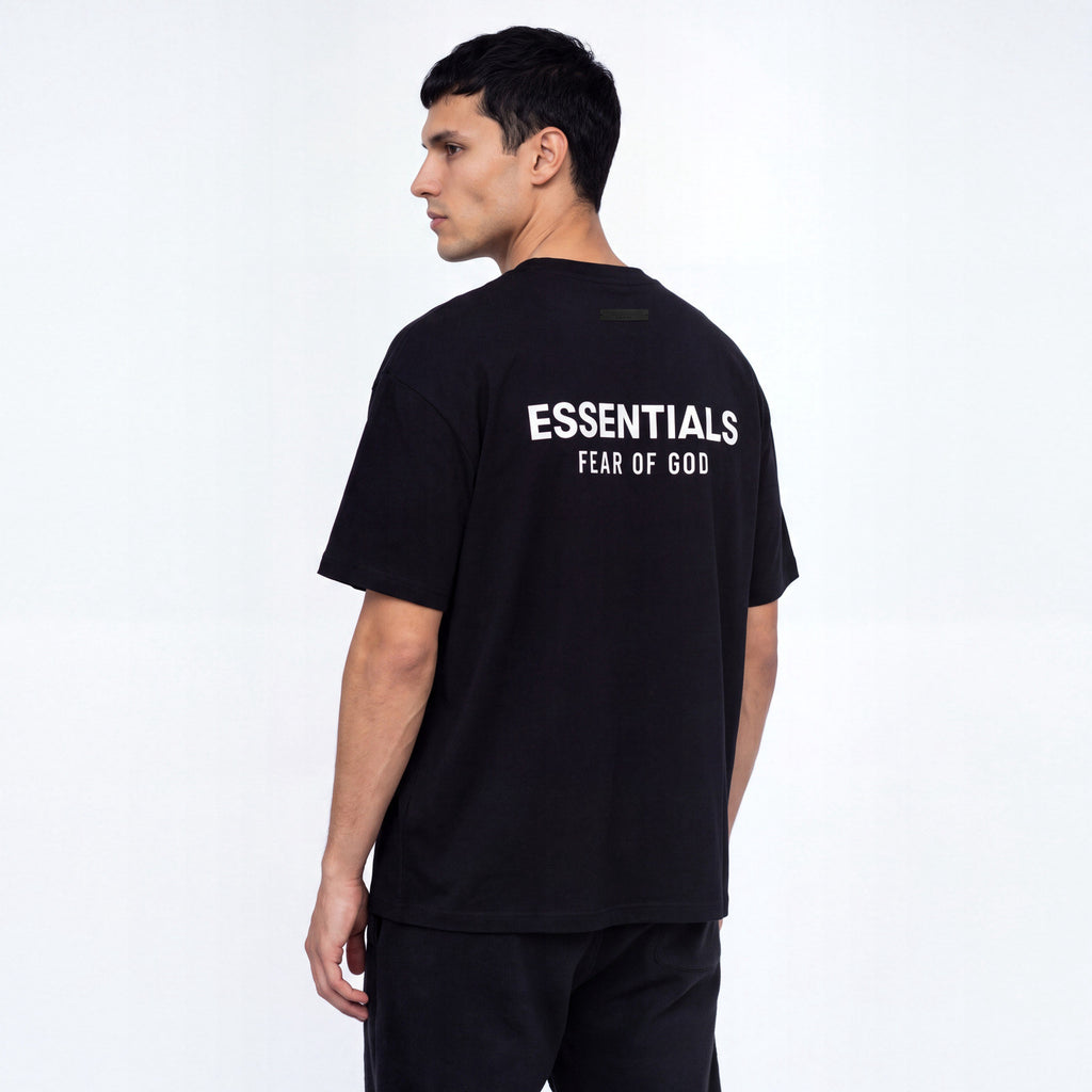 tričko Fear of God Essentials Crewneck S24 T-Shirt Black ADONIO