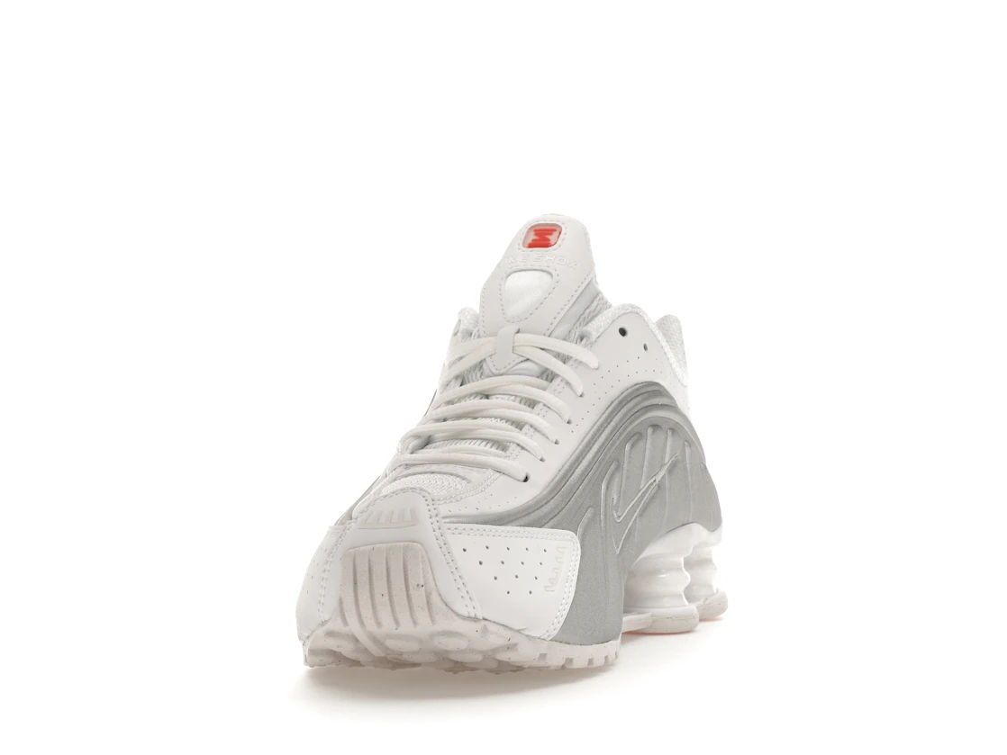 Nike Shox R4 White Metallic Silver