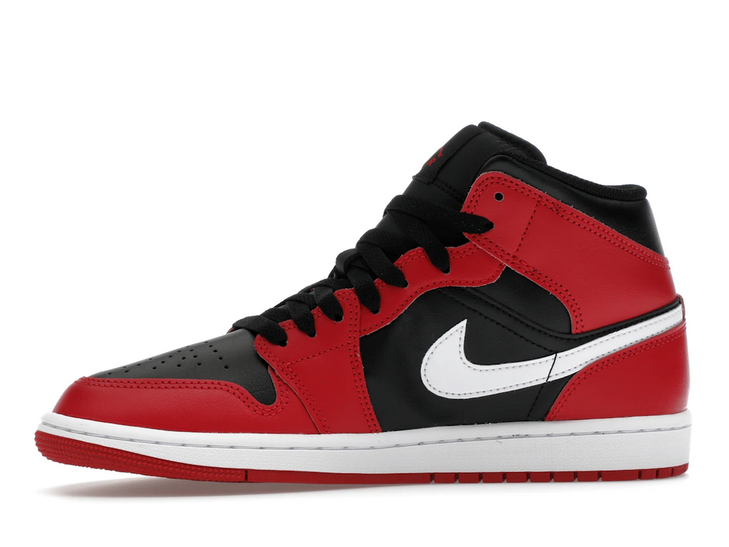 Air Jordan 1 Mid Black Gym Red