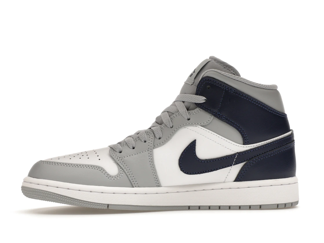 Air Jordan 1 Mid Wolf Grey Midnight Navy