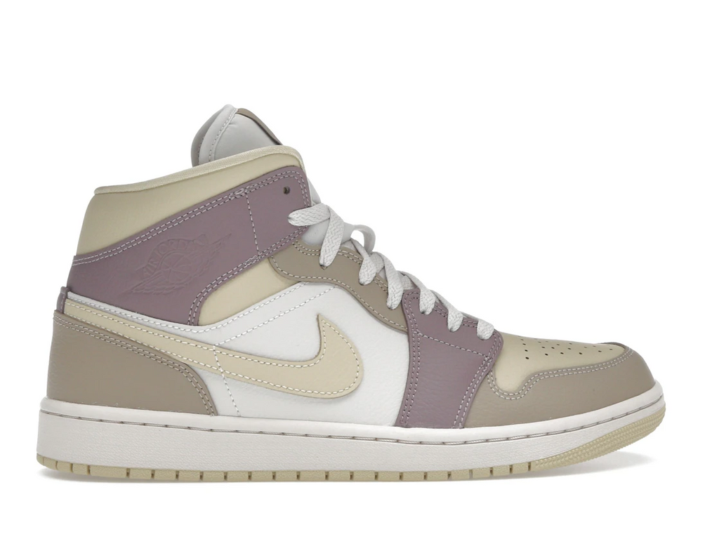 Air Jordan 1 Mid Light Orewood Brown Taupe Grey (W)