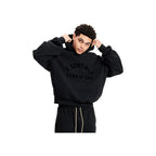 Fear of God Essentials Arch Logo Hoodie Jet Black 192SP232050F ADONIO