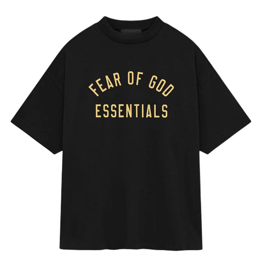 Fear of God Essentials S24 T-Shirt Black Yellow