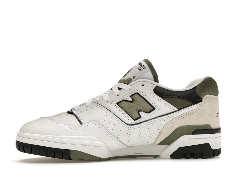 New Balance 550 White Dark Olivine