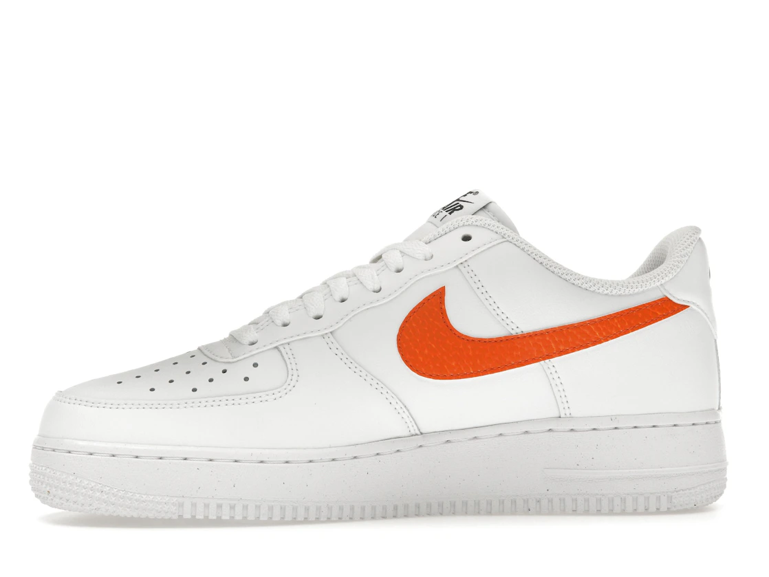 Nike Air Force 1 Low '07 Spray Paint Swoosh White Safety Orange