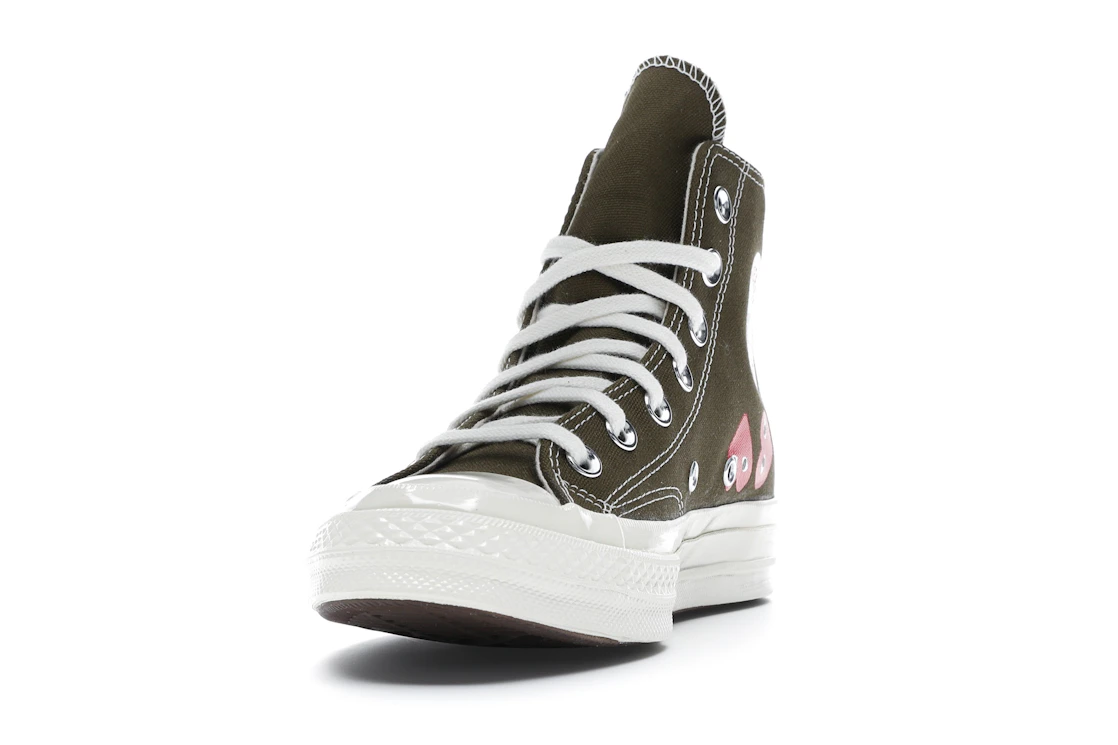 Converse Chuck Taylor All Star 70 Hi Comme des Garcons PLAY Multi-Heart Green