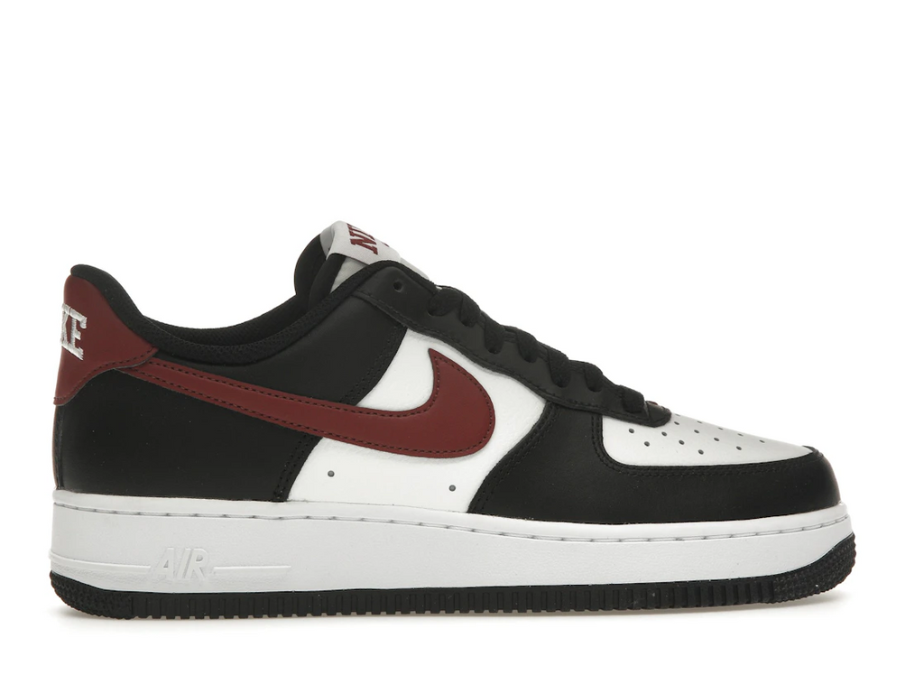 Nike Air Force 1 Low '07 Black White Dark Team Red