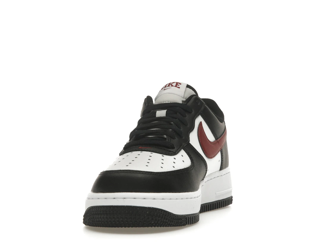 Nike Air Force 1 Low '07 Black White Dark Team Red
