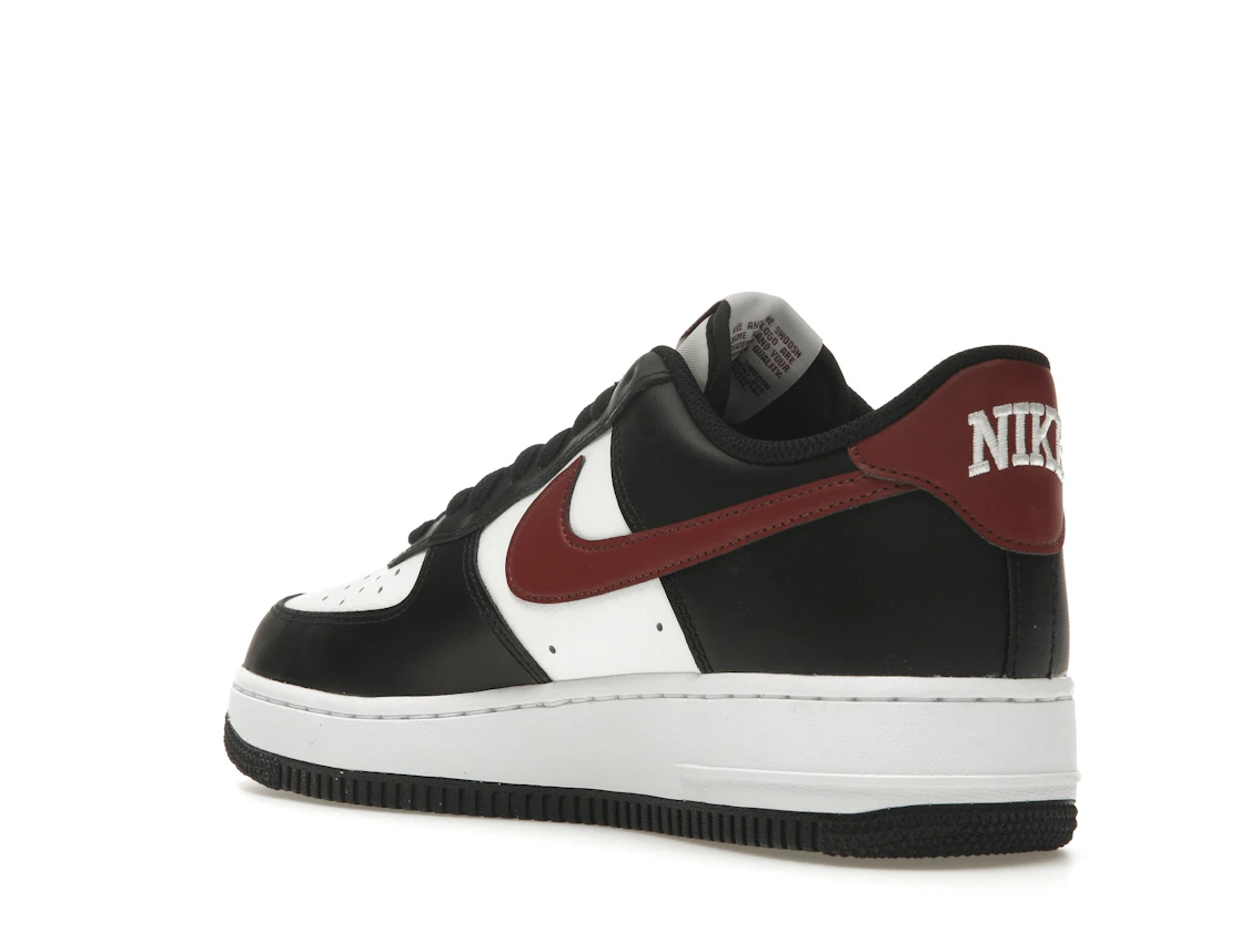 Nike Air Force 1 Low '07 Black White Dark Team Red