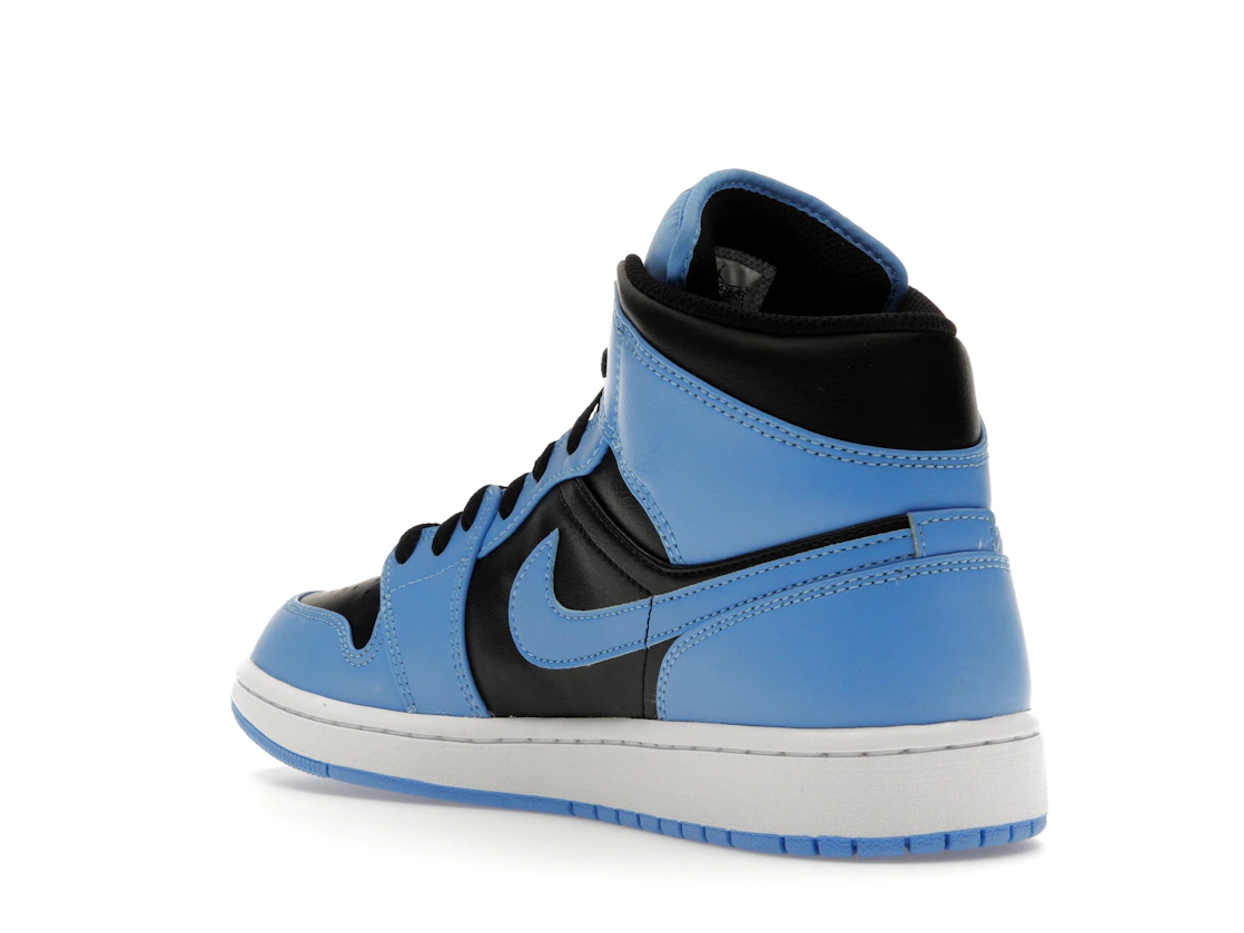 Jordan 1 Mid University Blue Black