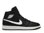 Jordan 1 Mid Black White (W)
