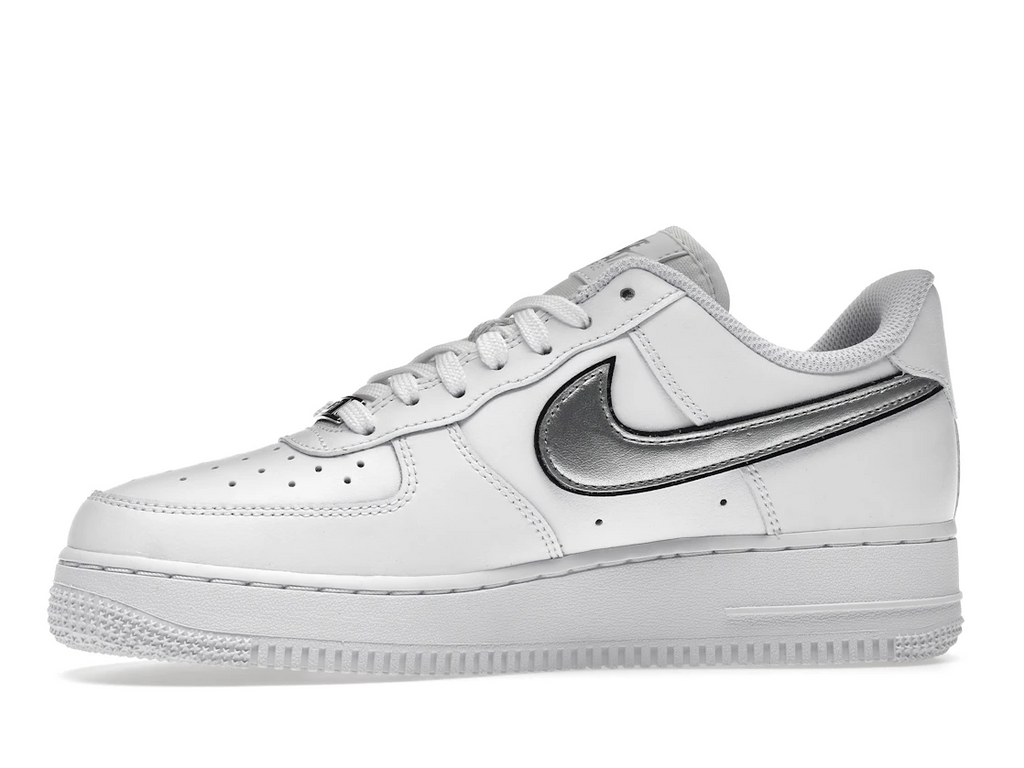 Nike Air Force 1 Low '07 Essential White Metallic Silver Black (W)