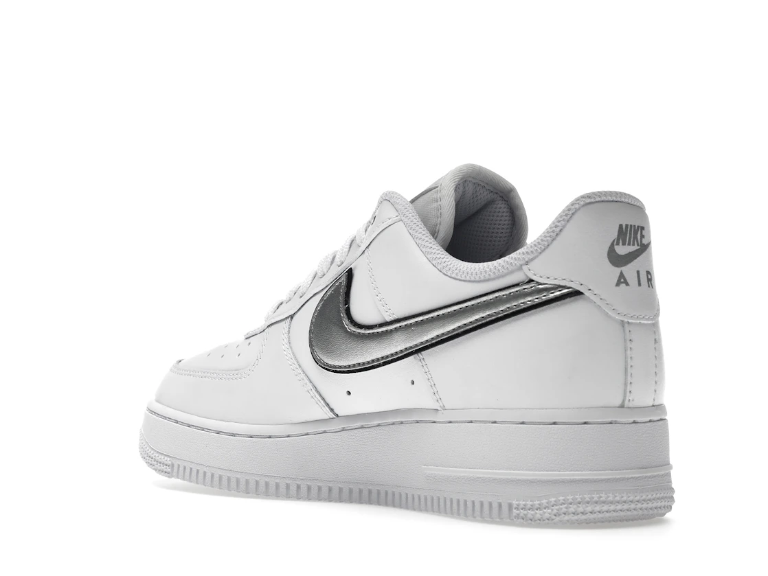 Nike Air Force 1 Low '07 Essential White Metallic Silver Black (W)