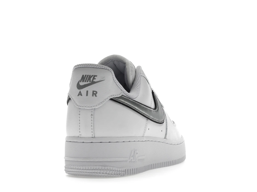 Nike Air Force 1 Low '07 Essential White Metallic Silver Black (W)