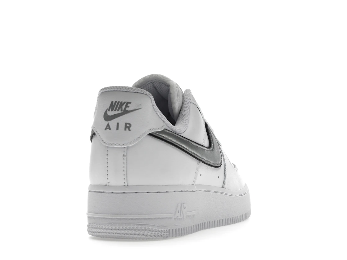 Nike Air Force 1 Low '07 Essential White Metallic Silver Black (W)