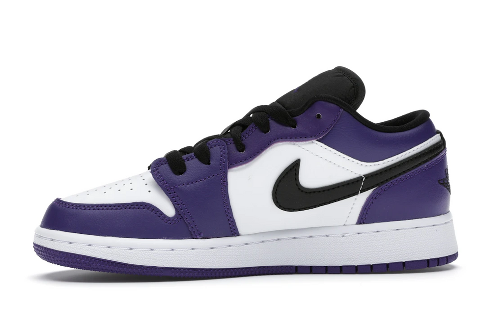 Jordan 1 Low Court Purple White (GS)