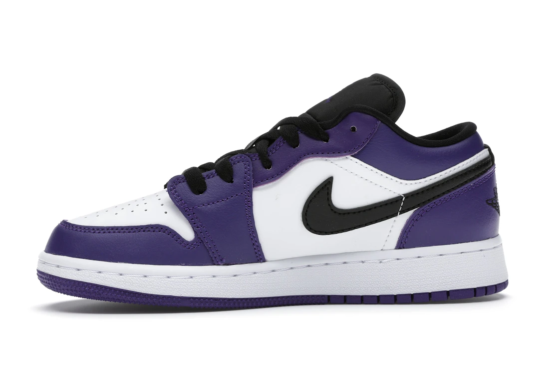 Jordan 1 Low Court Purple White (GS)