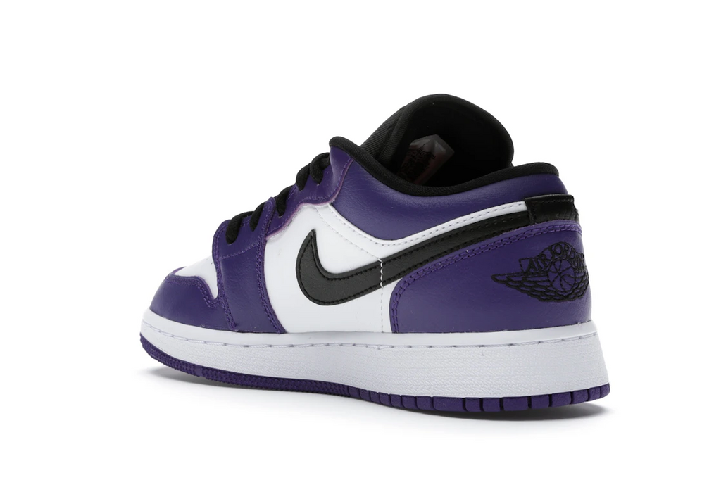 Jordan 1 Low Court Purple White (GS)