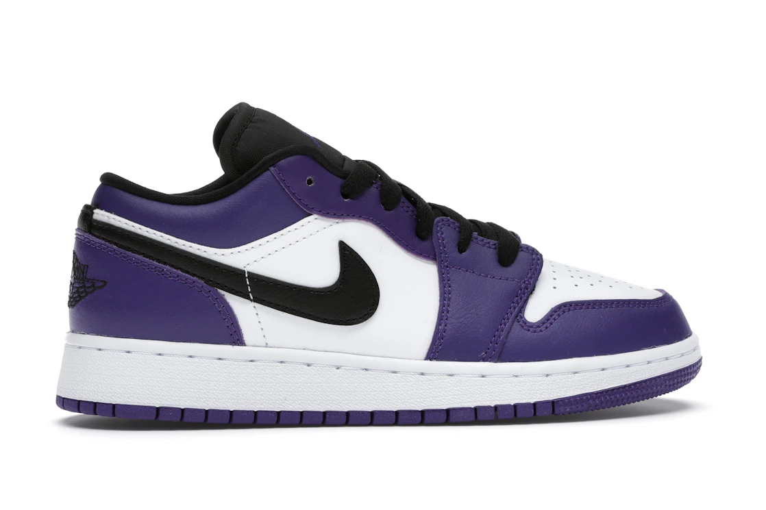 Jordan 1 Low Court Purple White (GS)