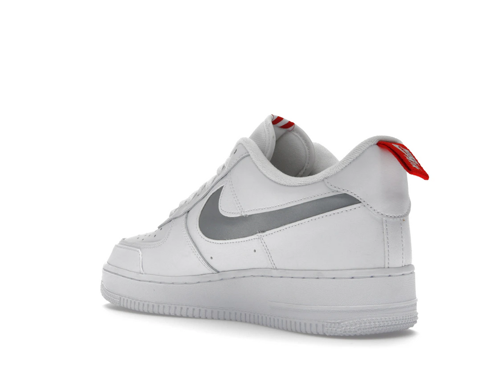Nike Air Force 1 Low Reflective Swoosh White University Red